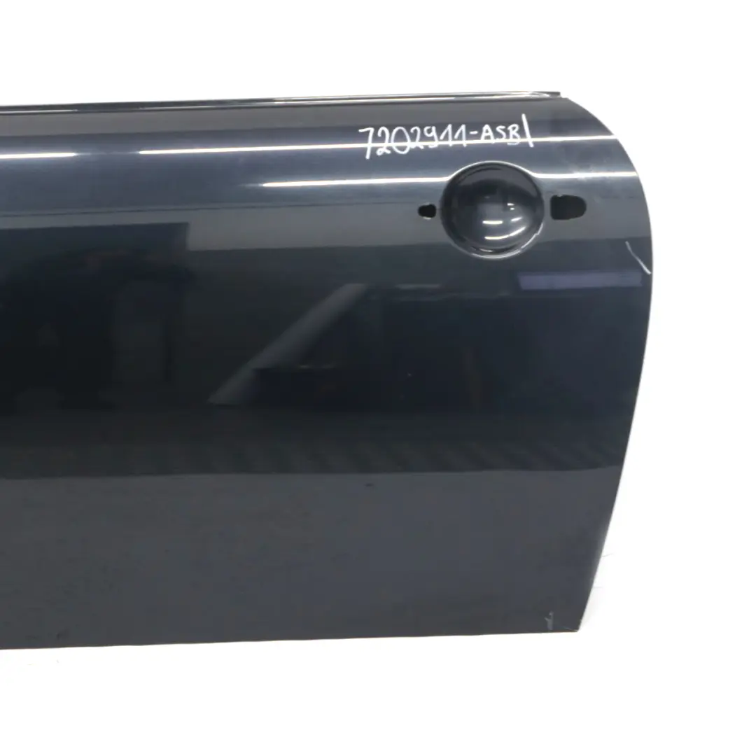 Front Left Door N/S Astro Black Metallic - A25 to Mini Cooper R50 R52 R53 with Part number 7202911 Mini Cooper R50 R52 R53 Front Left Door N/S Astro Black Metallic - A25 - SKU 7202911-ASB - Part number 7202911
