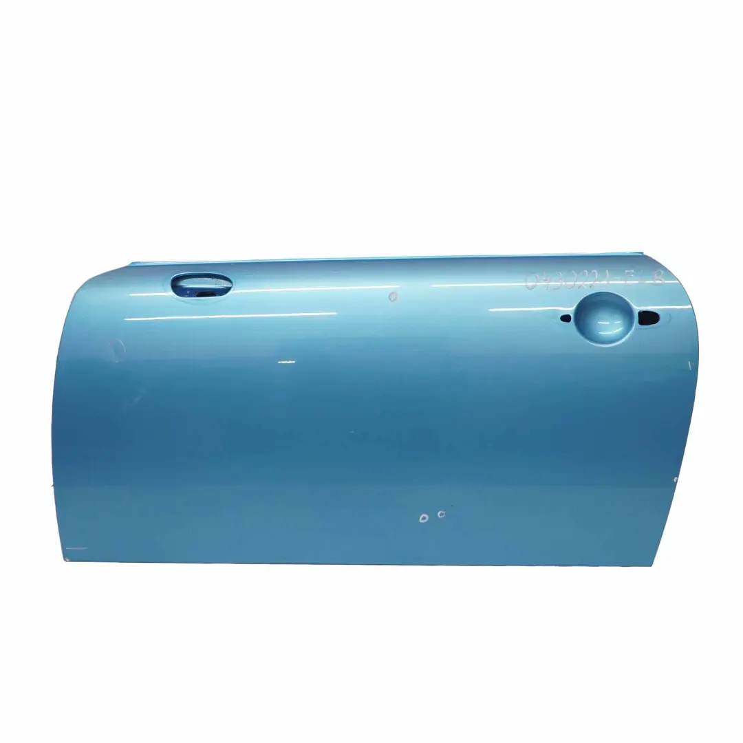 Front Left Door N/S Electric Blue Metallic - 870 to Mini Cooper R50 R52 R53 with Part number 7202911 Mini Cooper R50 R52 R53 Front Left Door N/S Electric Blue Metallic - 870 - SKU 7202911-ELB - Part number 7202911