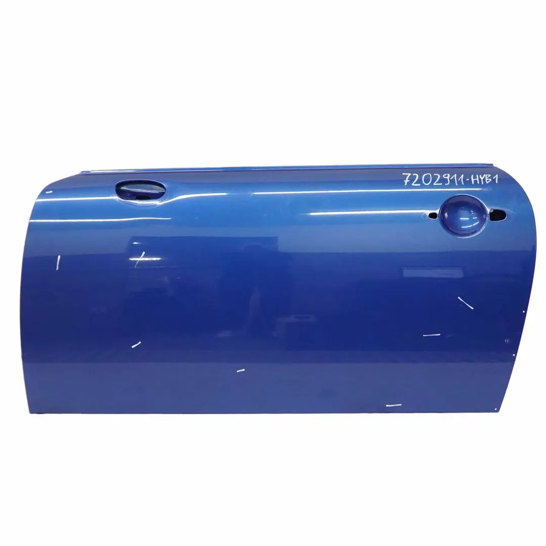 Puerta Delantera Izquierda Mini R50 R52 R53 Hyper Blue Metallic - A28 para con número de pieza 7202911 Puerta Delantera Izquierda Mini R50 R52 R53 Hyper Blue Metallic - A28 - SKU 7202911-HYB - Número de pieza 7202911