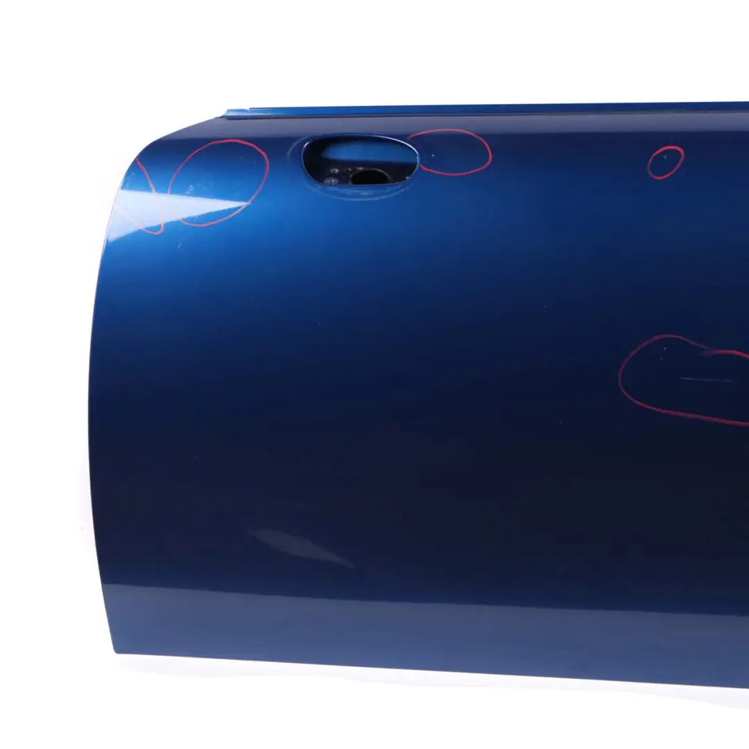 Front Left Door N/S Indi Blue Metallic - 896 to Mini Cooper One R50 R52 R53 with Part number 7202911 Mini Cooper One R50 R52 R53 Front Left Door N/S Indi Blue Metallic - 896 - SKU 7202911-IB2 - Part number 7202911