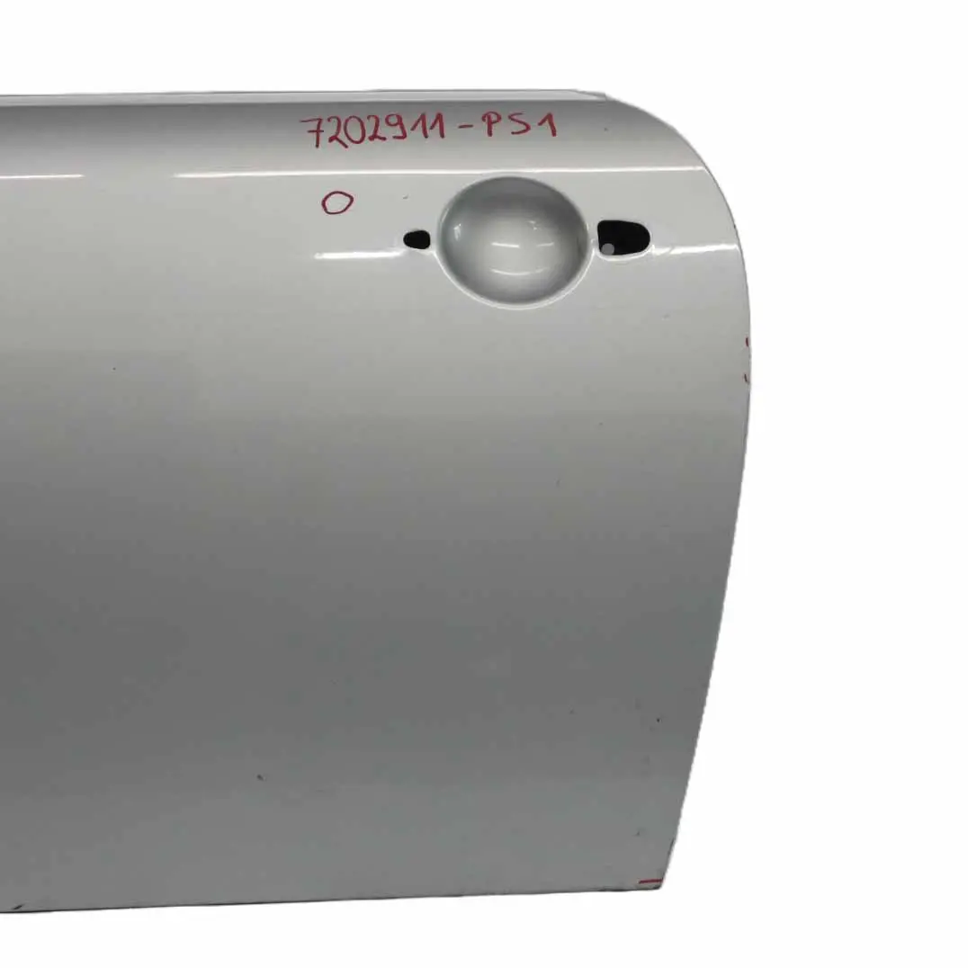 Vordere linke Tür Pure Silver Metallic - 900 für Mini R50 R52 R53 mit Teilenummer 7202911 Mini R50 R52 R53 Vordere linke Tür Pure Silver Metallic - 900 - SKU 7202911-PS1 - Teilenummer 7202911