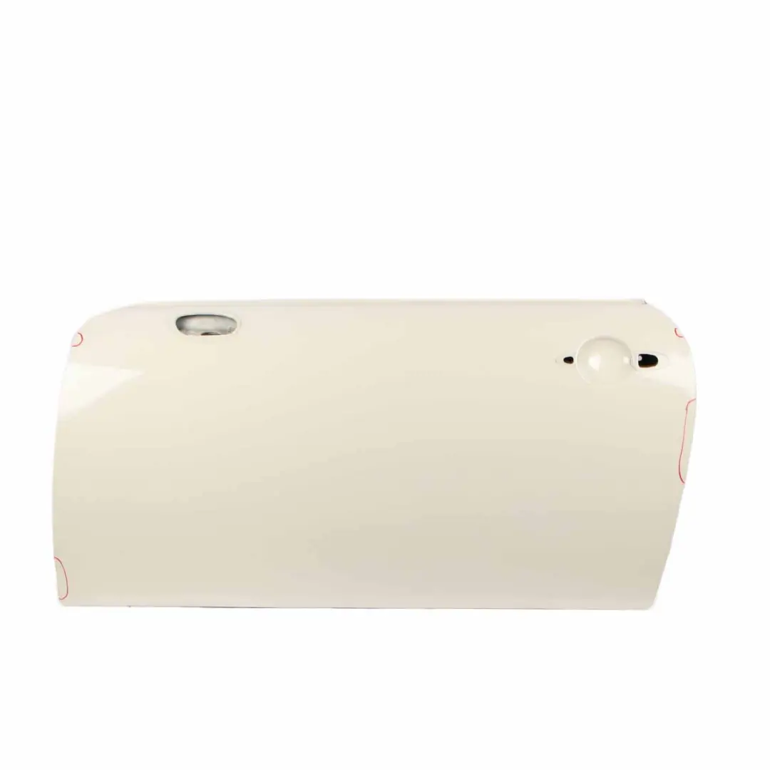 Front Left Door N/S Pepper White - 850 to Mini Cooper R50 R52 R53 with Part number 7202911 Mini Cooper R50 R52 R53 Front Left Door N/S Pepper White - 850 - SKU 7202911-PW - Part number 7202911