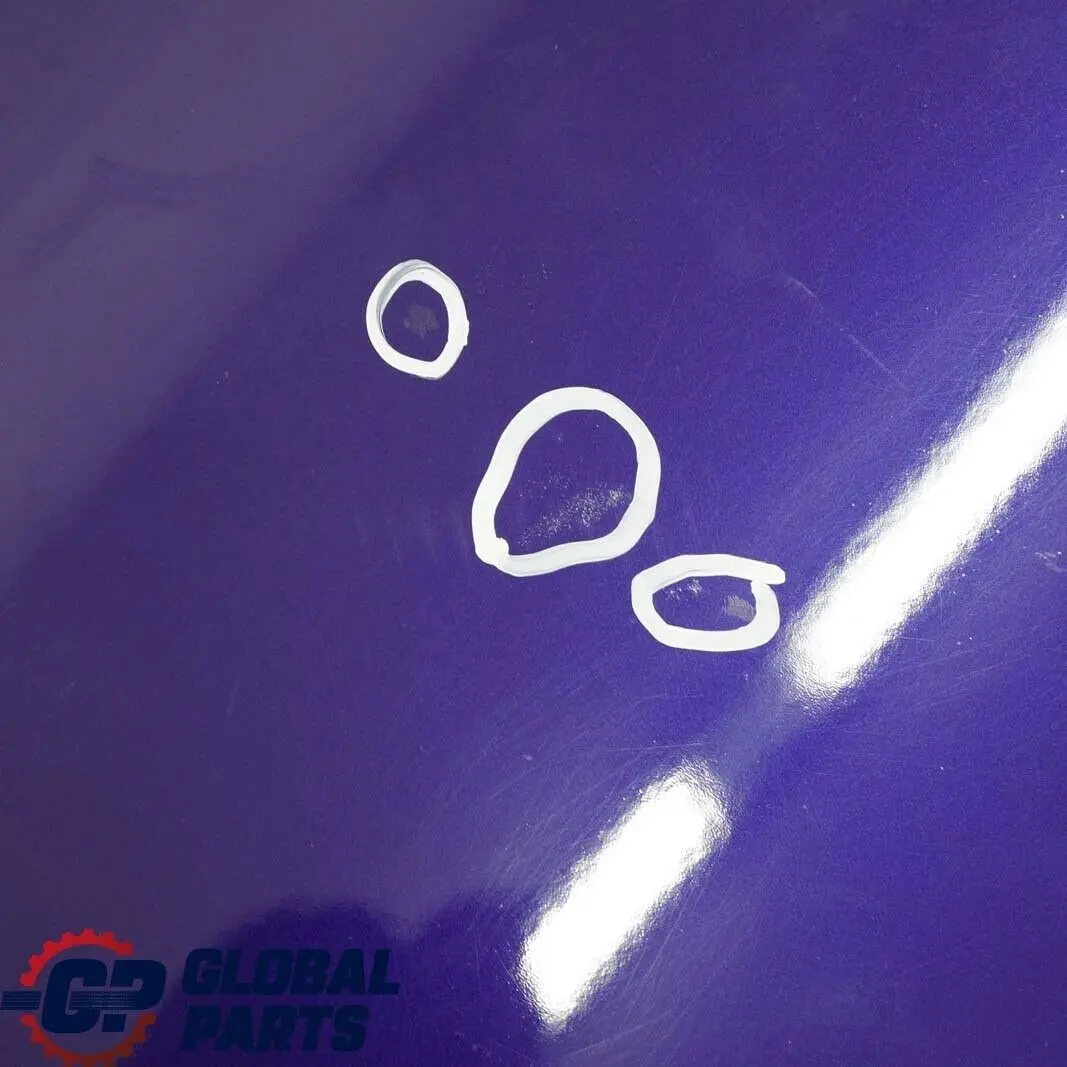 Front Right Door O/S Black-eye Purple Metallic A24 to BMW Mini Cooper R50 R52 R53 with Part number 7202912 BMW Mini Cooper R50 R52 R53 Front Right Door O/S Black-eye Purple Metallic A24 - SKU 7202912-PUR - Part number 7202912