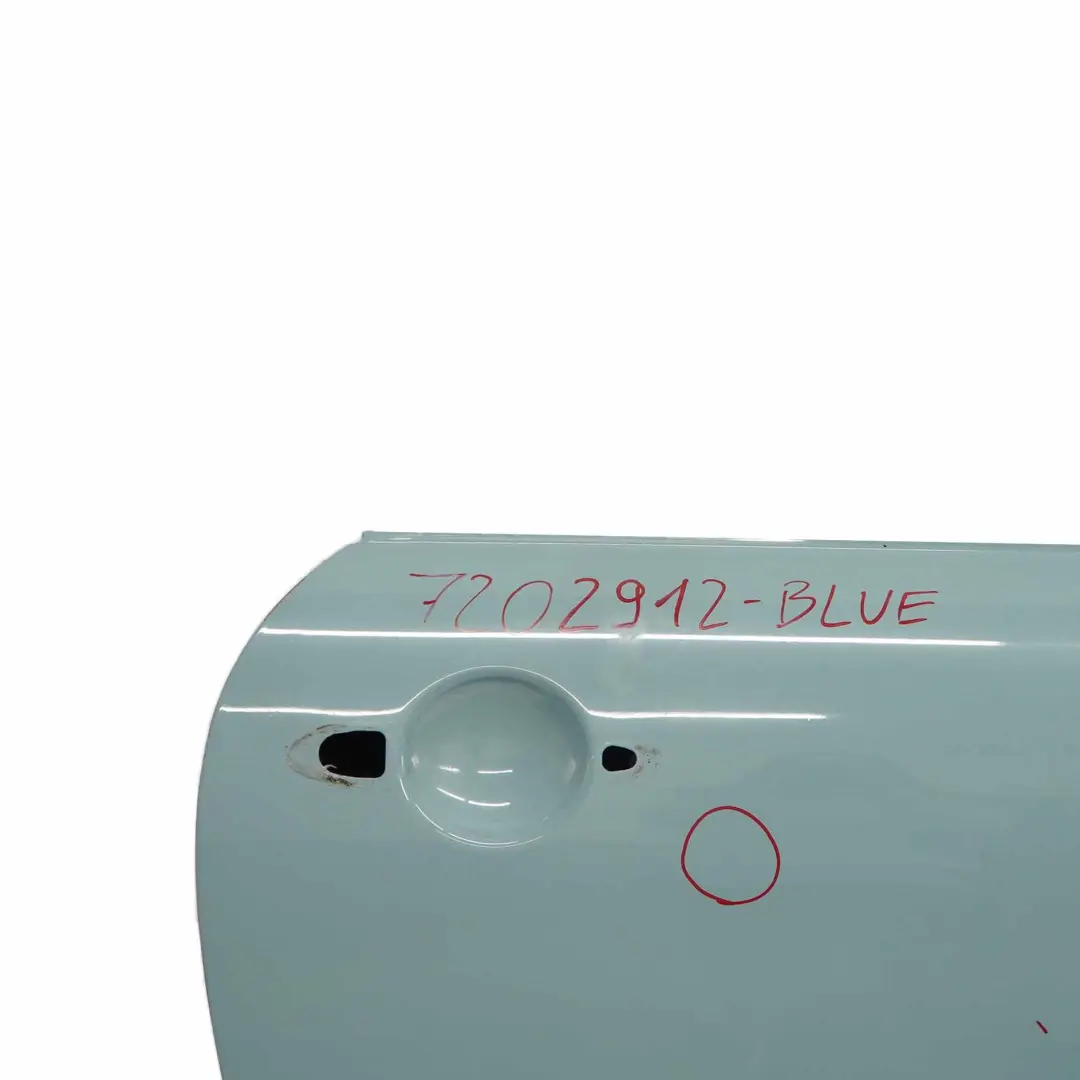 Tür Vorne Rechts Blau Gefarbt für Mini Cooper R50 R52 R53 mit Teilenummer 7202912 Mini Cooper R50 R52 R53 Tür Vorne Rechts Blau Gefarbt - SKU 7202912-BLUE - Teilenummer 7202912