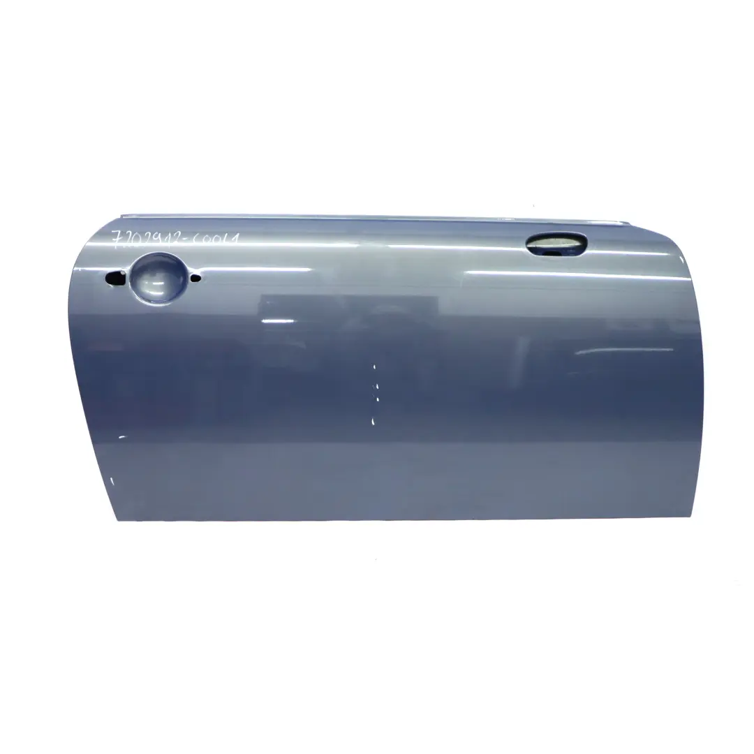 Porta anteriore destra Cool Blue Metallic - A27 per Mini R50 R52 R53 con numero di parte 7202912 Mini R50 R52 R53 Porta anteriore destra Cool Blue Metallic - A27 - SKU 7202912-COOL1 - Numero di parte 7202912