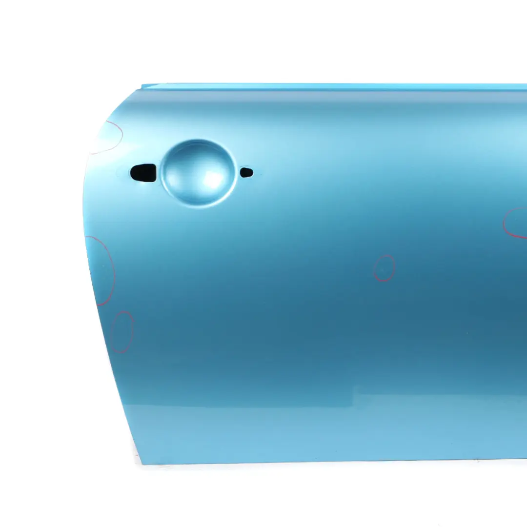 Front Right Door O/S Electric Blue Metallic - 870 to Mini Cooper R50 R52 R53 with Part number 7202912 Mini Cooper R50 R52 R53 Front Right Door O/S Electric Blue Metallic - 870 - SKU 7202912-ELB1 - Part number 7202912