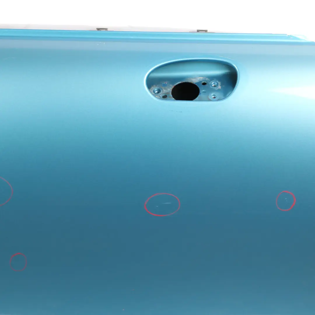 Front Right Door O/S Electric Blue Metallic - 870 to Mini Cooper R50 R52 R53 with Part number 7202912 Mini Cooper R50 R52 R53 Front Right Door O/S Electric Blue Metallic - 870 - SKU 7202912-ELB1 - Part number 7202912