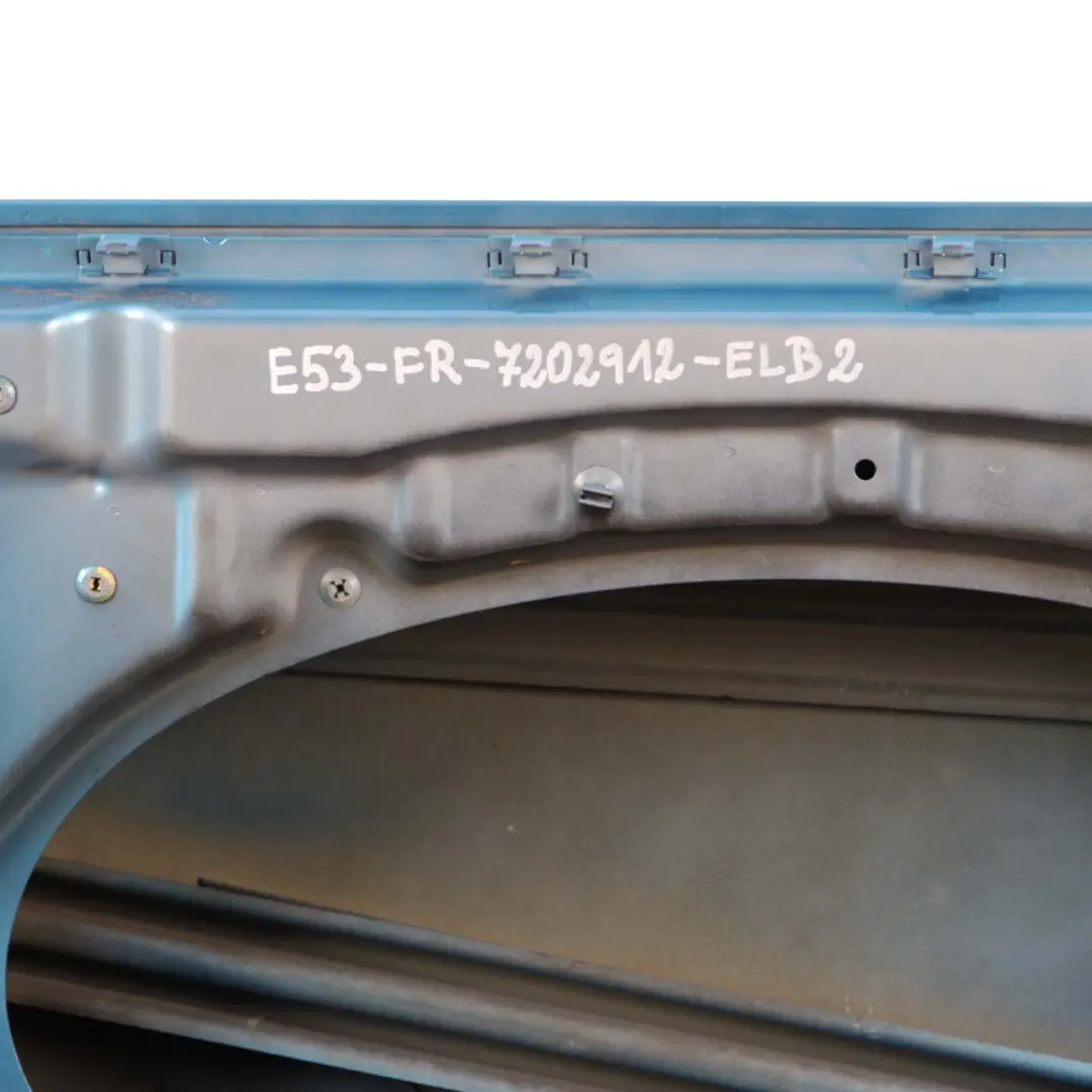 Front Right Door O/S Electric Blue Metallic - 870 to Mini Cooper R50 R52 R53 2 with Part number 7202912 Mini Cooper R50 R52 R53 2 Front Right Door O/S Electric Blue Metallic - 870 - SKU 7202912-ELB2 - Part number 7202912