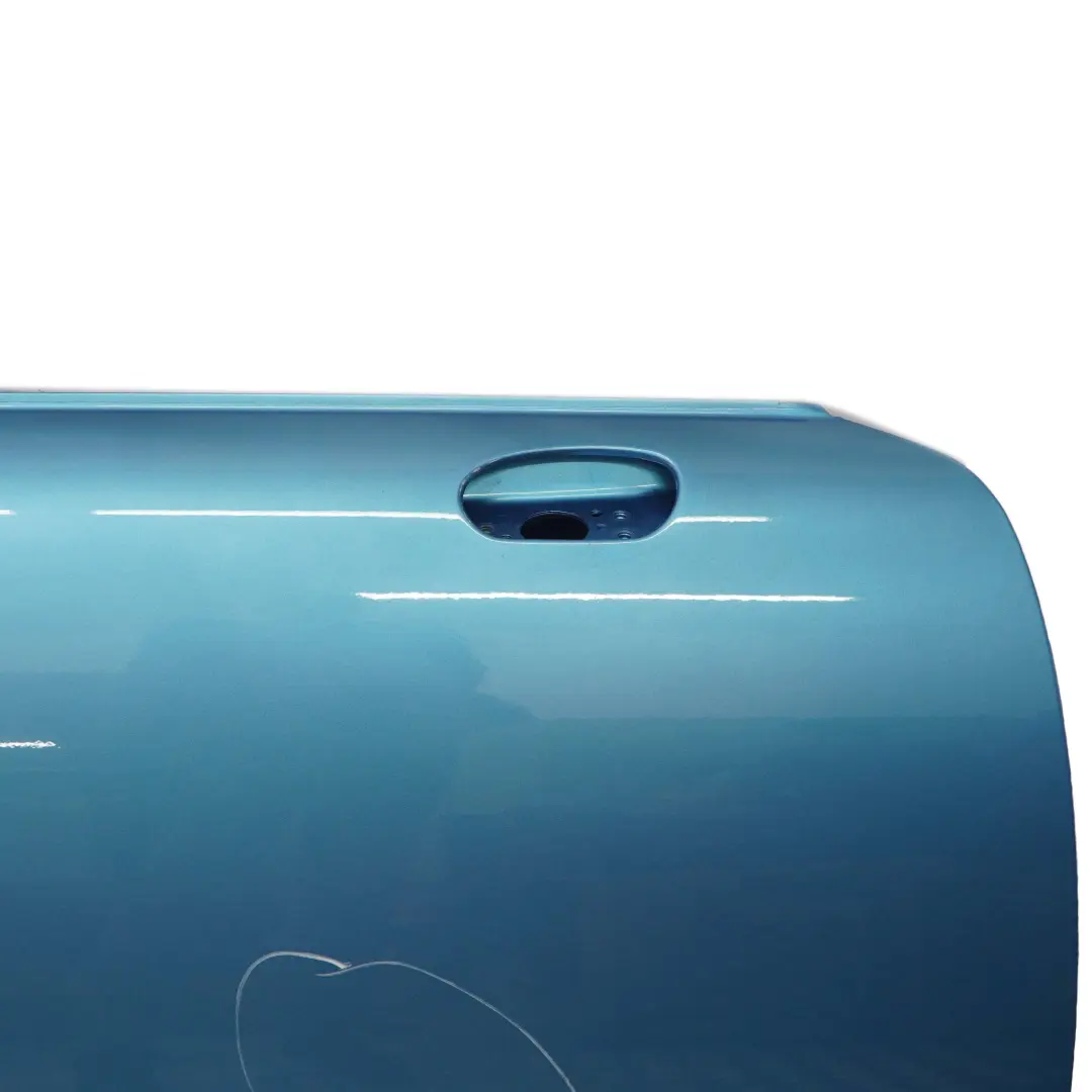 Front Right Door O/S Electric Blue Metallic - 870 to Mini Cooper R50 R52 R53 with Part number 7202912 Mini Cooper R50 R52 R53 Front Right Door O/S Electric Blue Metallic - 870 - SKU 7202912-ELB - Part number 7202912