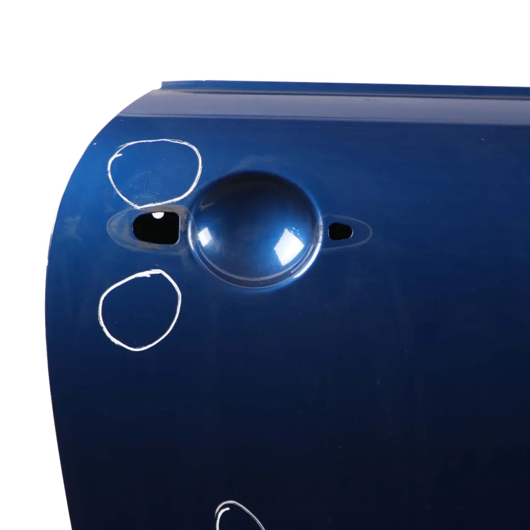 Front Right Door O/S Indi Blue Metallic - 896 to Mini Cooper One R50 R52 R53 with Part number 7202912 Mini Cooper One R50 R52 R53 Front Right Door O/S Indi Blue Metallic - 896 - SKU 7202912-IB1 - Part number 7202912