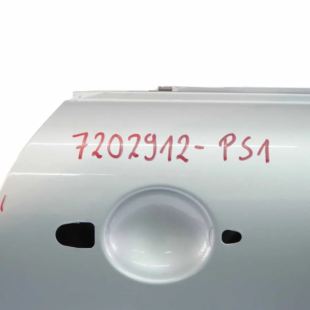 Front Door Mini R50 R52 R53 Cooper Right O/S Panel Pure Silver Metallic - 900 to with Part number 7202912 Front Door Mini R50 R52 R53 Cooper Right O/S Panel Pure Silver Metallic - 900 - SKU 7202912-PS1 - Part number 7202912