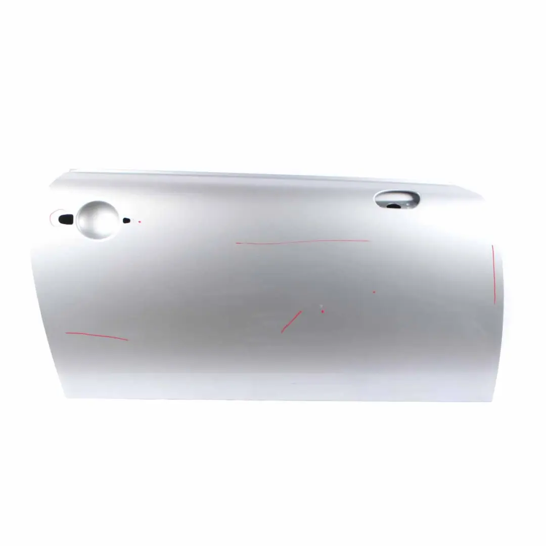 Door Front Right O/S Pure Silver Metallic - 900 to Mini Cooper R50 R52 R53 with Part number 7202912 Mini Cooper R50 R52 R53 Door Front Right O/S Pure Silver Metallic - 900 - SKU 7202912-PS - Part number 7202912