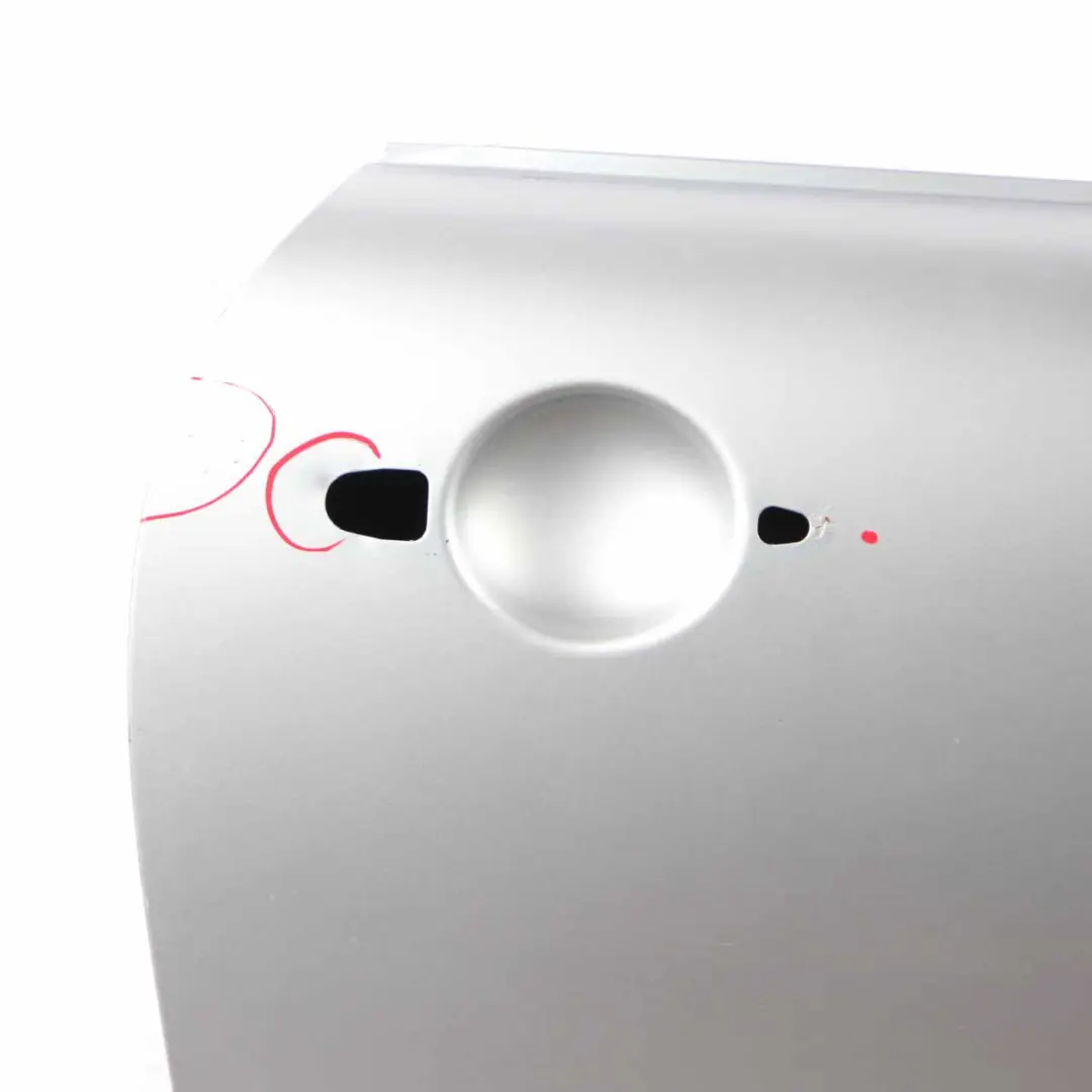 Door Front Right O/S Pure Silver Metallic - 900 to Mini Cooper R50 R52 R53 with Part number 7202912 Mini Cooper R50 R52 R53 Door Front Right O/S Pure Silver Metallic - 900 - SKU 7202912-PS - Part number 7202912