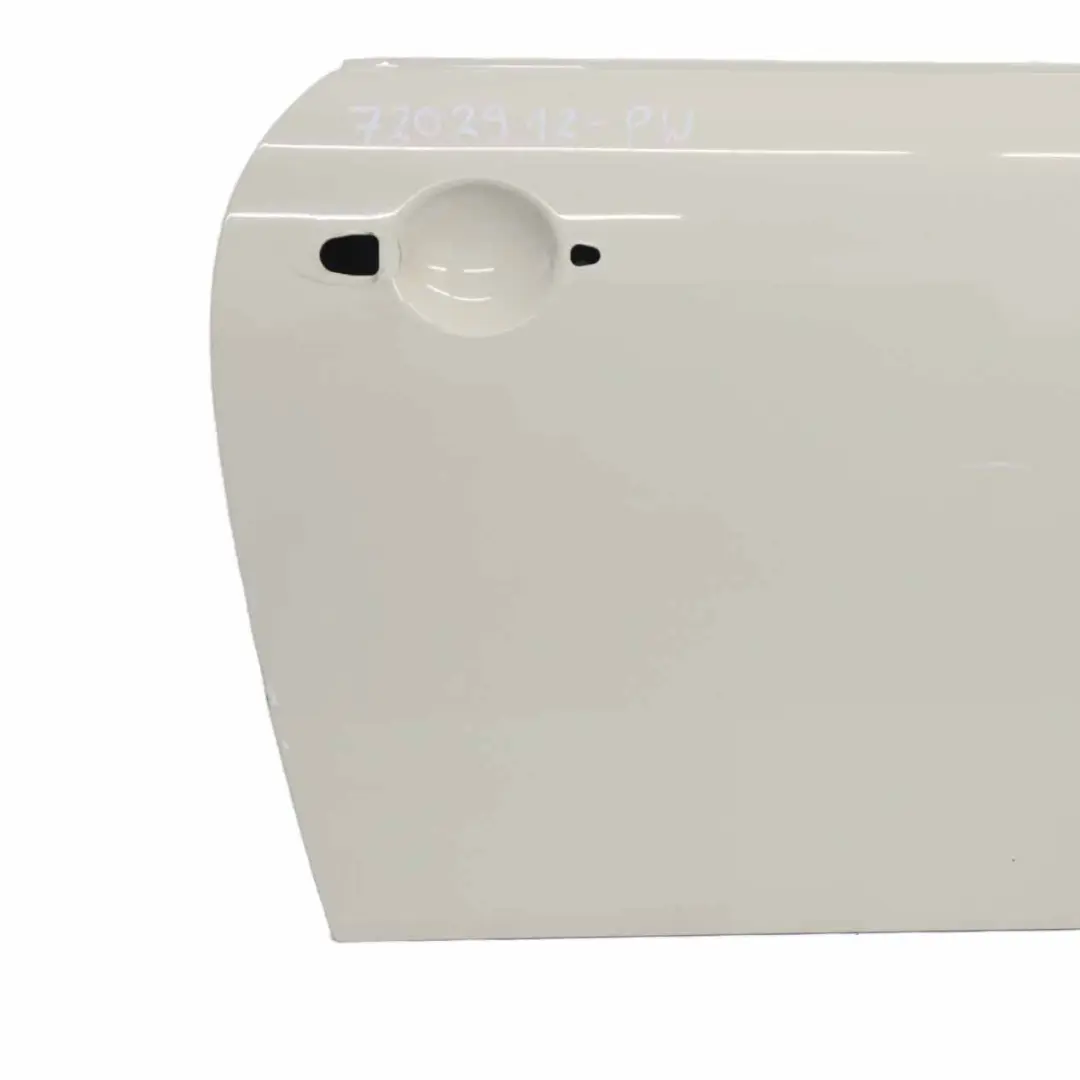 Porta anteriore destra Pepper White - 850 per Mini R50 R52 R53 con numero di parte 7202912 Mini R50 R52 R53 Porta anteriore destra Pepper White - 850 - SKU 7202912-PW - Numero di parte 7202912