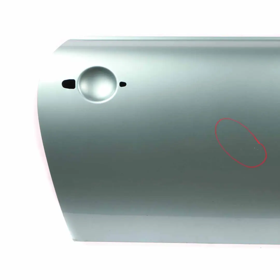 Front Door Mini R50 R52 R53 Cooper Right O/S Panel Silk Green Metallic - 901 to with Part number 7202912 Front Door Mini R50 R52 R53 Cooper Right O/S Panel Silk Green Metallic - 901 - SKU 7202912-SILK - Part number 7202912