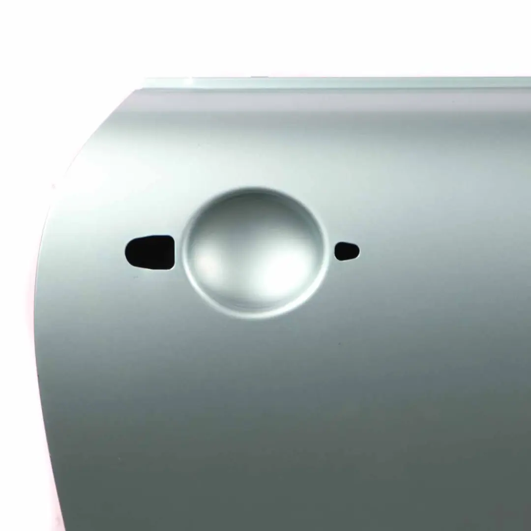 Front Door Mini R50 R52 R53 Cooper Right O/S Panel Silk Green Metallic - 901 to with Part number 7202912 Front Door Mini R50 R52 R53 Cooper Right O/S Panel Silk Green Metallic - 901 - SKU 7202912-SILK - Part number 7202912