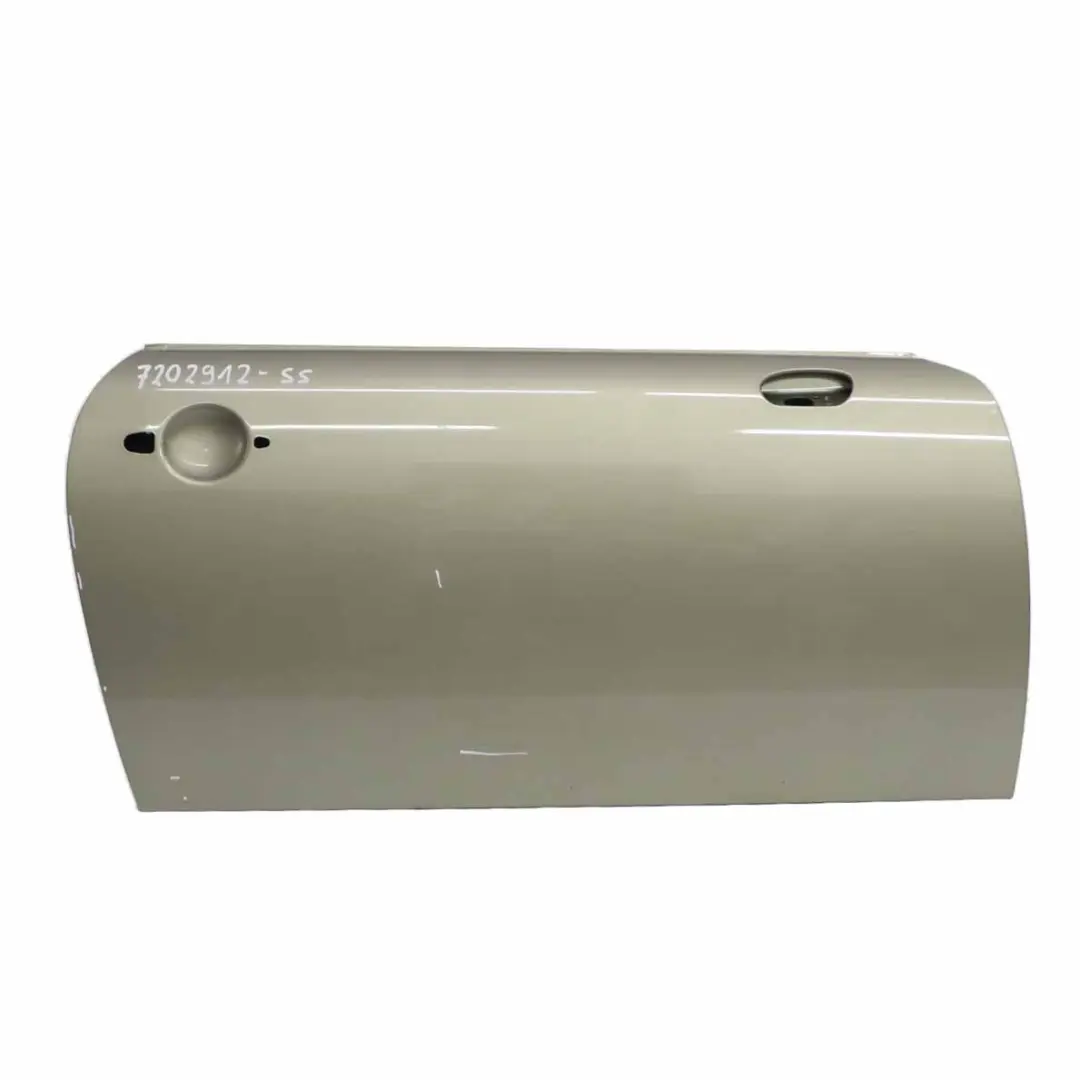 Front Door Mini R50 R52 R53 Right O/S Panel Sparkling Silver Metallic - A60 to with Part number 7202912 Front Door Mini R50 R52 R53 Right O/S Panel Sparkling Silver Metallic - A60 - SKU 7202912-SS - Part number 7202912