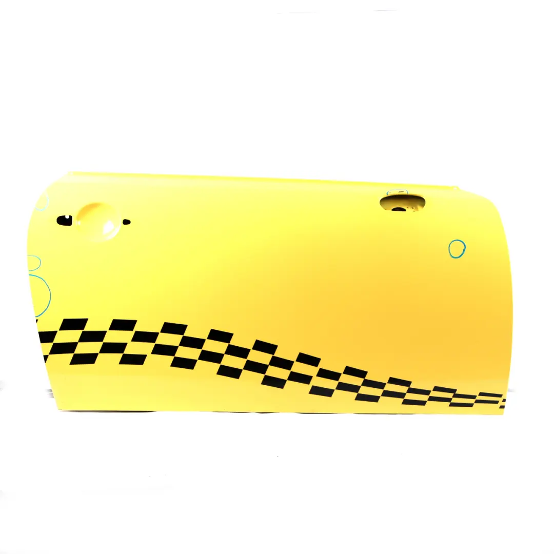 Door Front Right O/S Liquid Yellow - 902 to Mini Cooper R50 R52 R53 1 with Part number 7202912 Mini Cooper R50 R52 R53 1 Door Front Right O/S Liquid Yellow - 902 - SKU 7202912-YEL1 - Part number 7202912