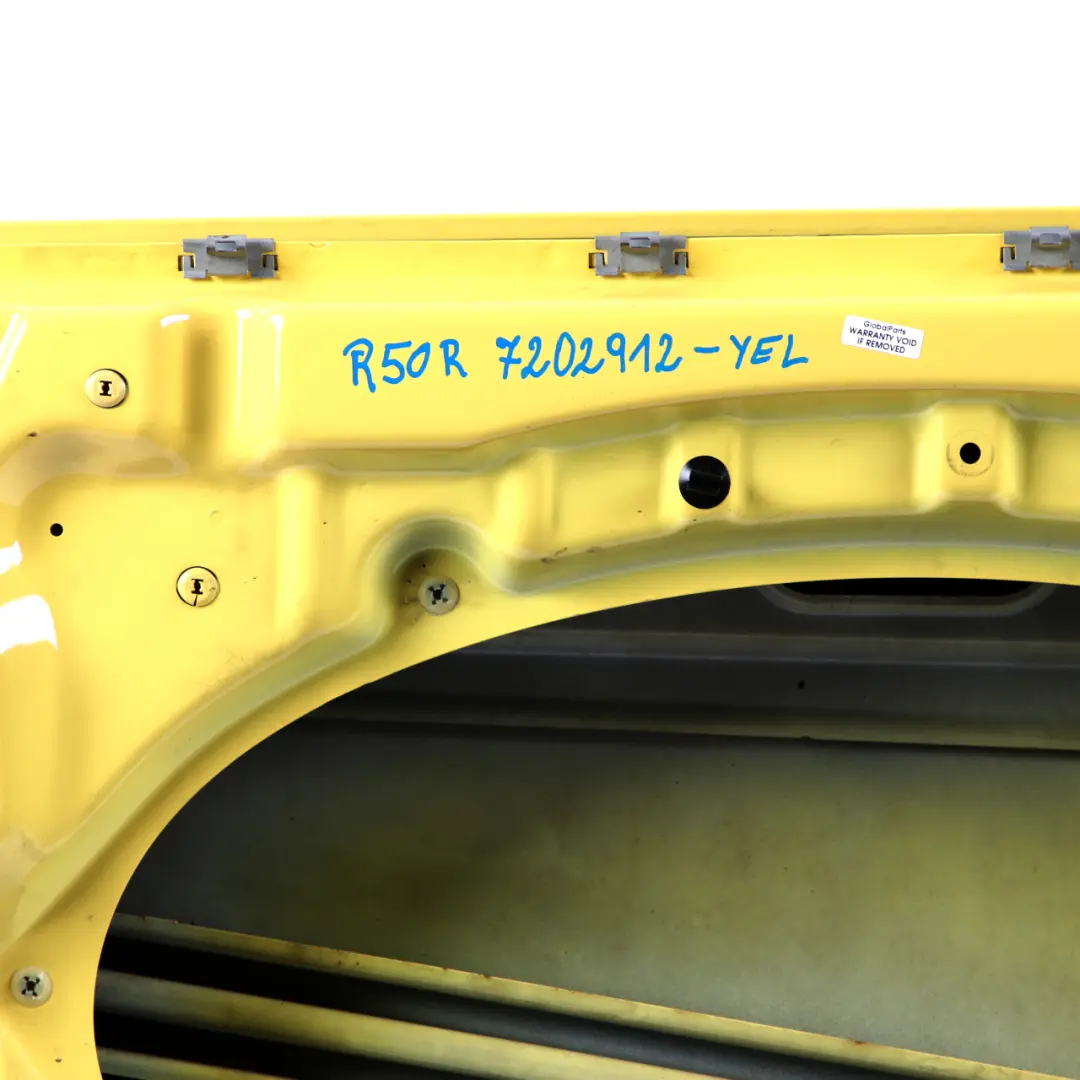 Door Front Right O/S Liquid Yellow - 902 to Mini Cooper R50 R52 R53 1 with Part number 7202912 Mini Cooper R50 R52 R53 1 Door Front Right O/S Liquid Yellow - 902 - SKU 7202912-YEL1 - Part number 7202912