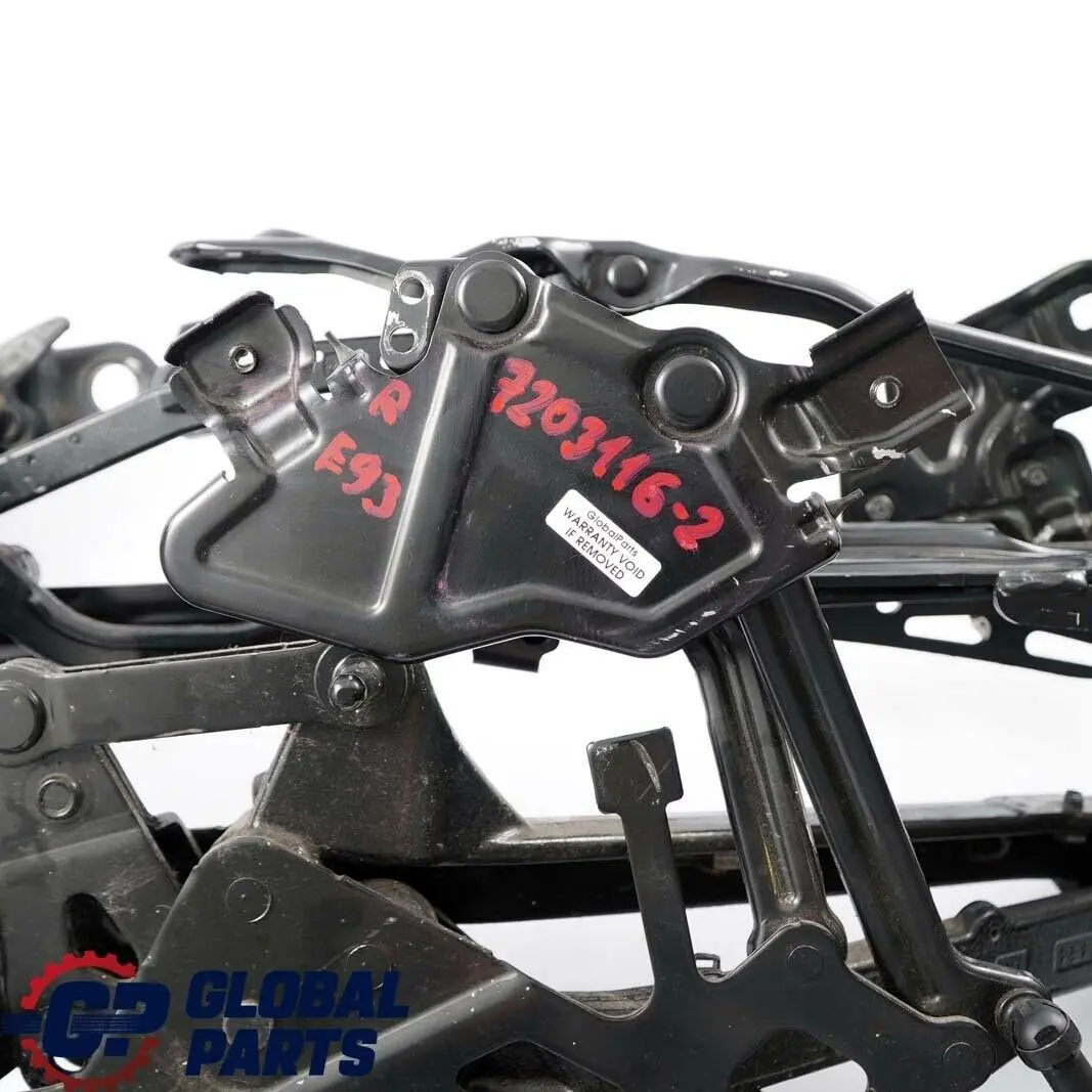 Derecho Retractil Techo Duro Mecanismo para BMW E93 2 Convertible Cabrio con número de pieza 7203116 BMW E93 2 Convertible Cabrio Derecho Retractil Techo Duro Mecanismo - SKU 7203116-2 - Número de pieza 7203116