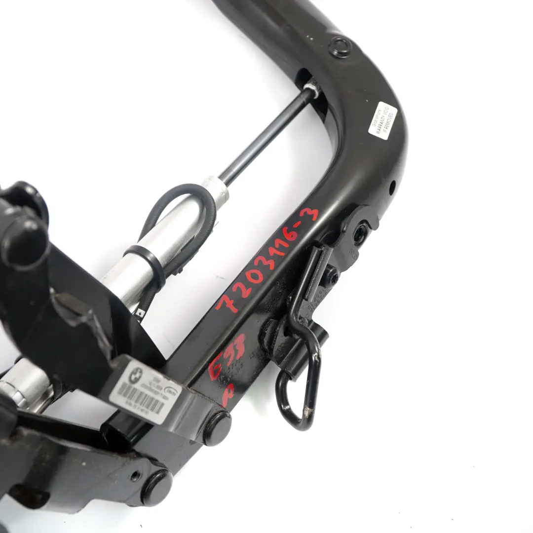 Derecho Techo Duro Mecanismo Cinematica Bisagra Brazo para BMW E93 Convertible con número de pieza 7203116 BMW E93 Convertible Derecho Techo Duro Mecanismo Cinematica Bisagra Brazo - SKU 7203116-3 - Número de pieza 7203116