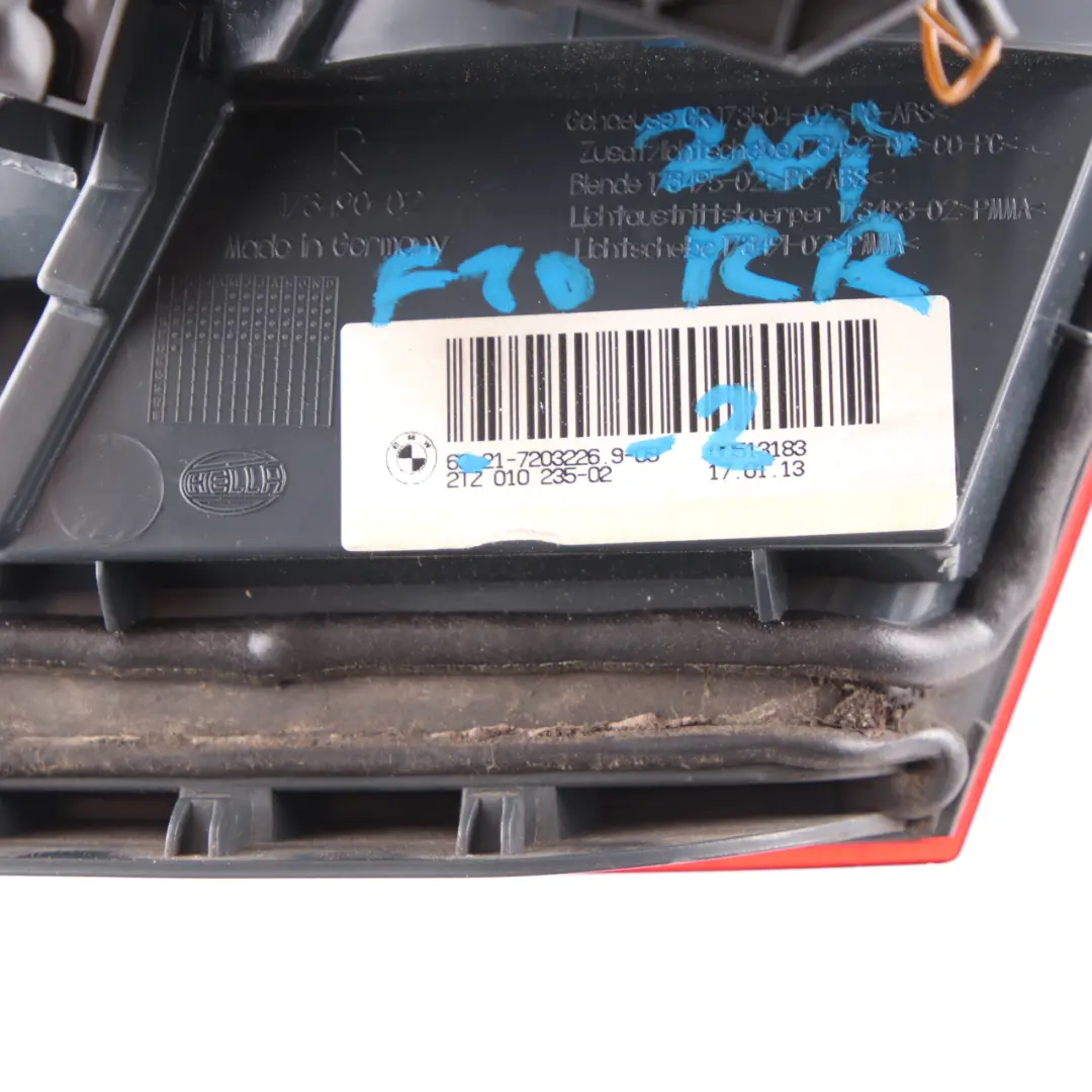 Light in Trunk Lid Right O/S Rear Lamp to BMW F10 with Part number 7203226 BMW F10 Light in Trunk Lid Right O/S Rear Lamp - SKU 7203226-2 - Part number 7203226