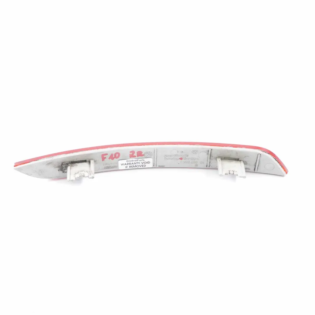 Bumper Right O/S Light Reflector Side to BMW F10 Rear with Part number 7203238 BMW F10 Rear Bumper Right O/S Light Reflector Side - SKU 7203238 - Part number 7203238