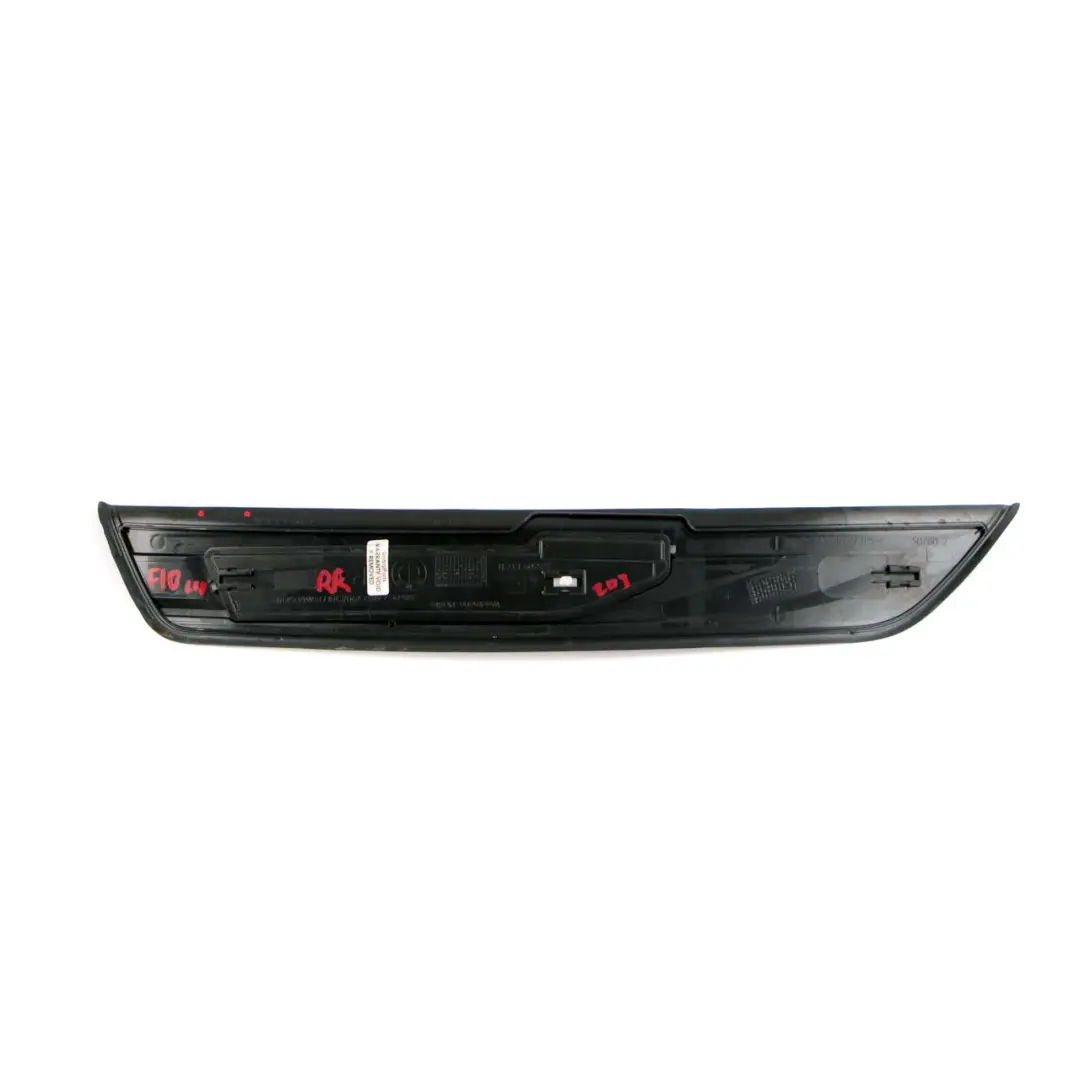 BMW 5 F10 F11 LCI Rear Right O/S Entrance Door Cover Trim Sill Strip - SKU 7203604 - Part number 7203604