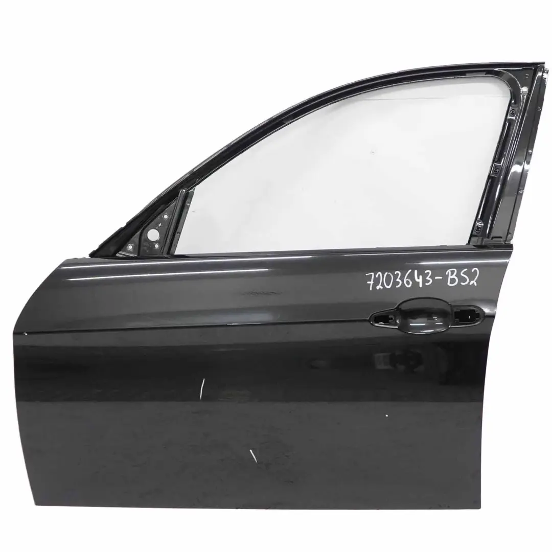 BMW E90 E91 Porte Avant Gauche Noir Saphir Métallisé - 475 - SKU 7203643-BS2 - Numéro de pièce 7203643