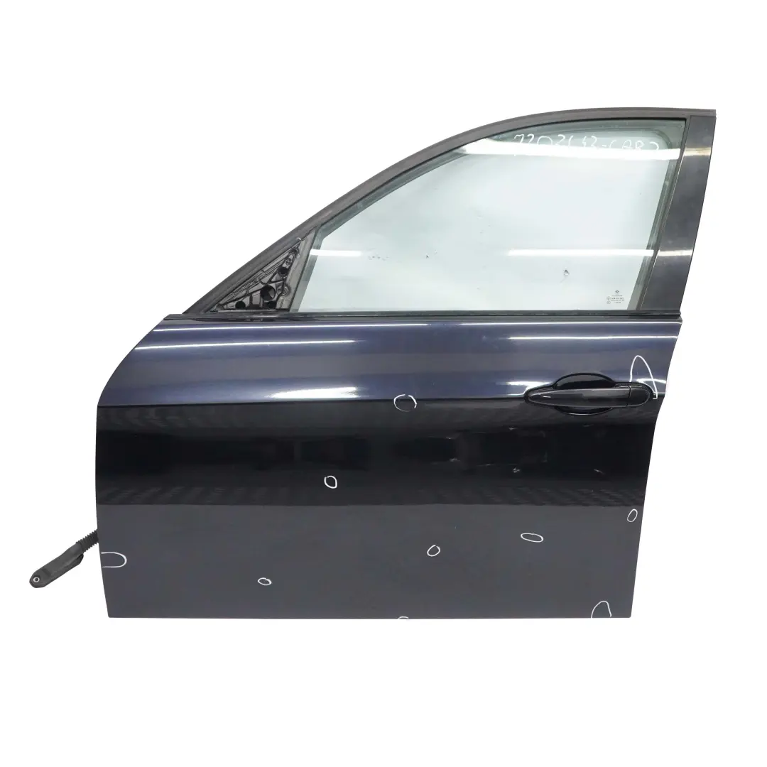 Front Door BMW E90 E91 Left N/S Carbonschwarz Carbon Black Metallic - 416 to with Part number 7203643 Front Door BMW E90 E91 Left N/S Carbonschwarz Carbon Black Metallic - 416 - SKU 7203643-CAR2 - Part number 7203643