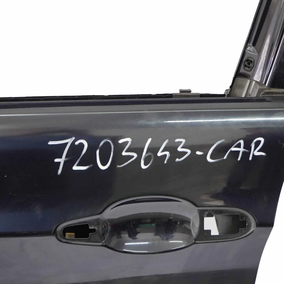 Door Front Left N/S Carbonschwarz Carbon Black Metallic - 416 to BMW E90 E91 with Part number 7203643 BMW E90 E91 Door Front Left N/S Carbonschwarz Carbon Black Metallic - 416 - SKU 7203643-CAR - Part number 7203643