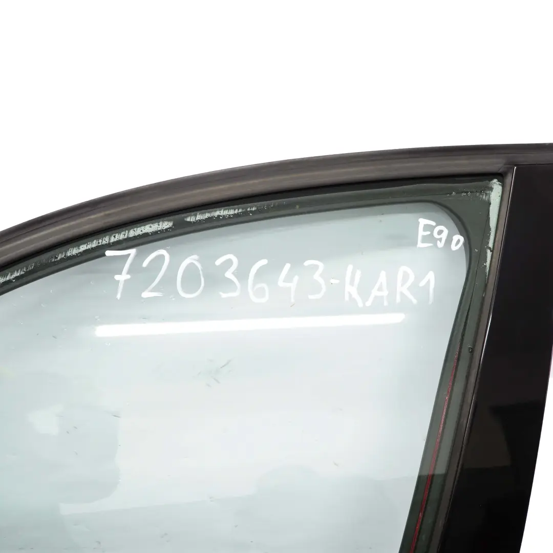 BMW E90 E91 Porte avant Gauche Rouge Carmin Karmesin Rouge - A61 - SKU 7203643-KAR1 - Numéro de pièce 7203643