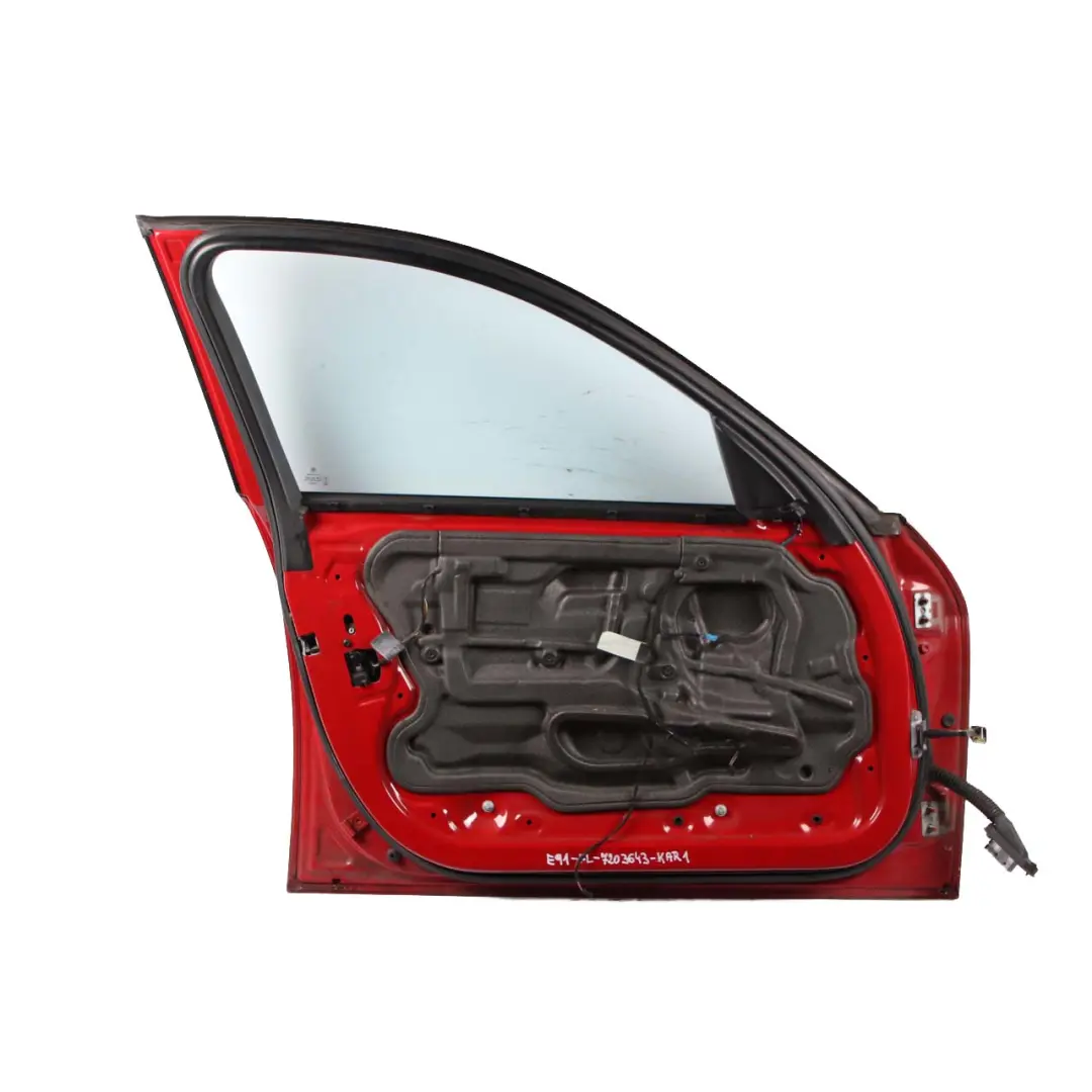 Door Front Left N/S Karmesinrot Crimson Red - A61 to BMW 3 Series E90 E91 2 with Part number 7203643 BMW 3 Series E90 E91 2 Door Front Left N/S Karmesinrot Crimson Red - A61 - SKU 7203643-KAR2 - Part number 7203643