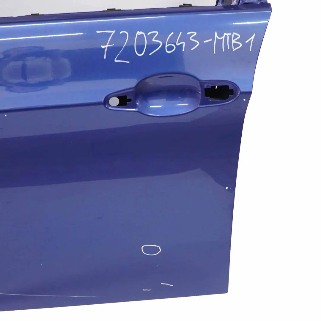 Door Front Left N/S Montegoblau Montego Blue - A51 to BMW E90 E91 with Part number 7203643 BMW E90 E91 Door Front Left N/S Montegoblau Montego Blue - A51 - SKU 7203643-MTB1 - Part number 7203643