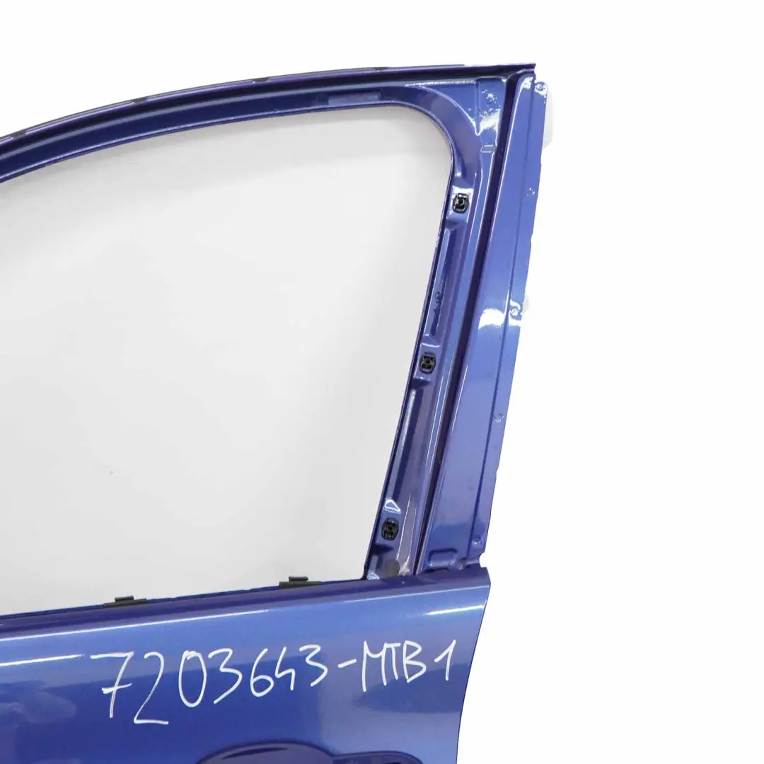 BMW 3er E90 E91 Tür vorne links Montegoblau Montego Blau - A51 - SKU 7203643-MTB1 - Teilenummer 7203643
