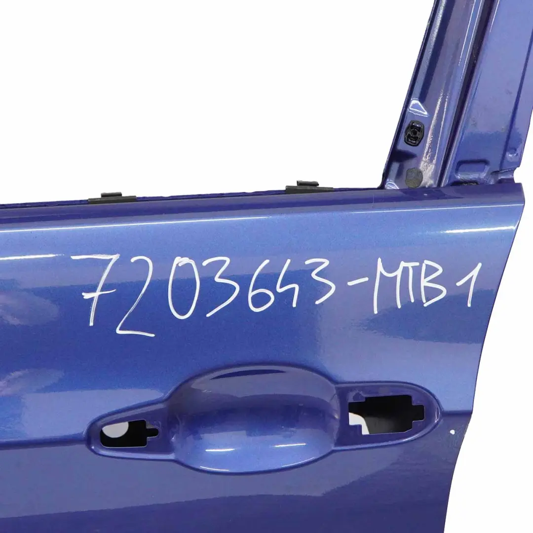 BMW E90 E91 Puerta Delantera Izquierda Montegoblau Montego Azul - A51 - SKU 7203643-MTB1 - Número de pieza 7203643