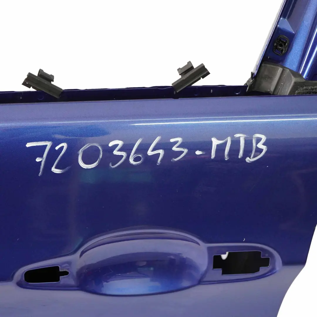Puerta Delantera Izquierda N/S Montegoblau Montego Azul - A51 para BMW E90 E91 con número de pieza 7203643 BMW E90 E91 Puerta Delantera Izquierda N/S Montegoblau Montego Azul - A51 - SKU 7203643-MTB - Número de pieza 7203643