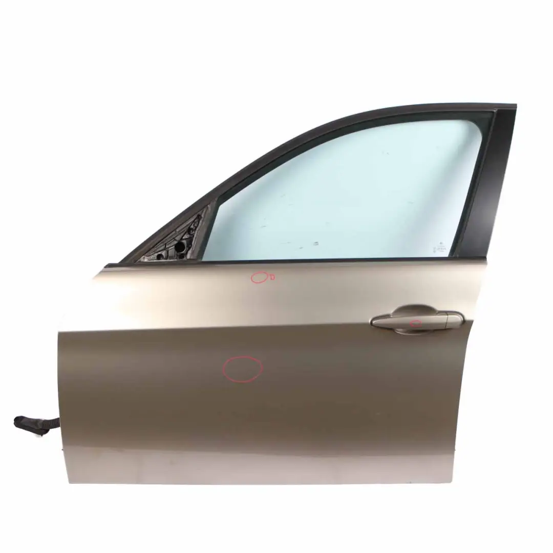 Door Front Left N/S Platinbronze Platinum Bronze - A53 to BMW E90 E91 with Part number 7203643 BMW E90 E91 Door Front Left N/S Platinbronze Platinum Bronze - A53 - SKU 7203643-PB - Part number 7203643