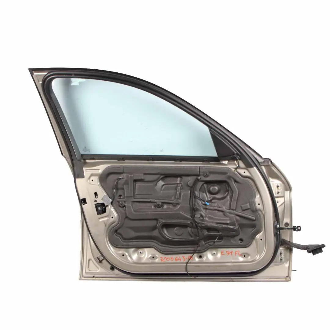 Door Front Left N/S Platinbronze Platinum Bronze - A53 to BMW E90 E91 with Part number 7203643 BMW E90 E91 Door Front Left N/S Platinbronze Platinum Bronze - A53 - SKU 7203643-PB - Part number 7203643