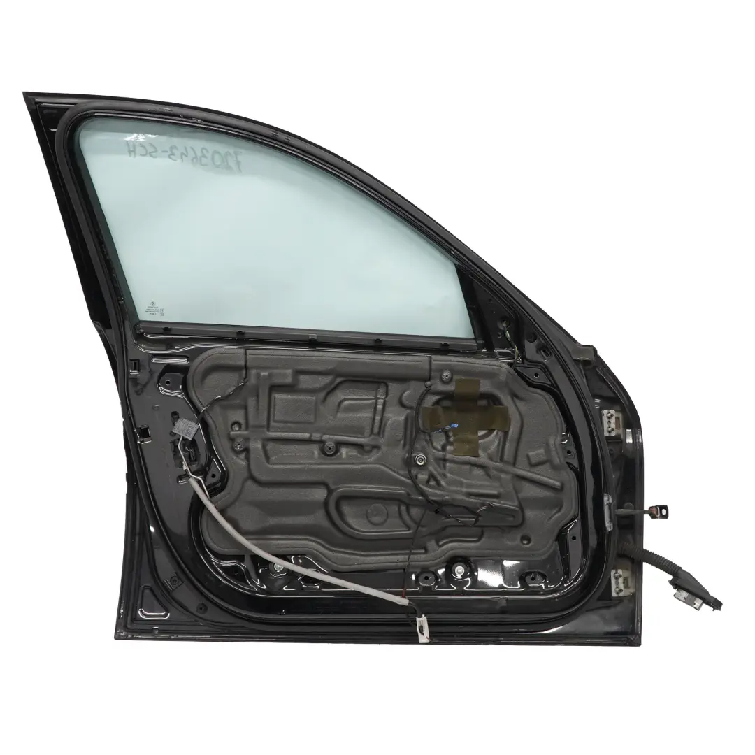 BMW E90 E91 Door Front Left N/S Schwarz 2 Black - 668 - SKU 7203643-SCH - Part number 7203643