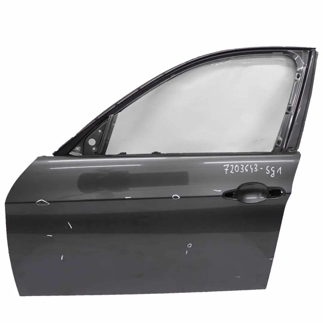 BMW E90 Drzwi Lewe Przód Sparkling Graphite - A22 - SKU 7203643-SG1 - Numer Części 7203643