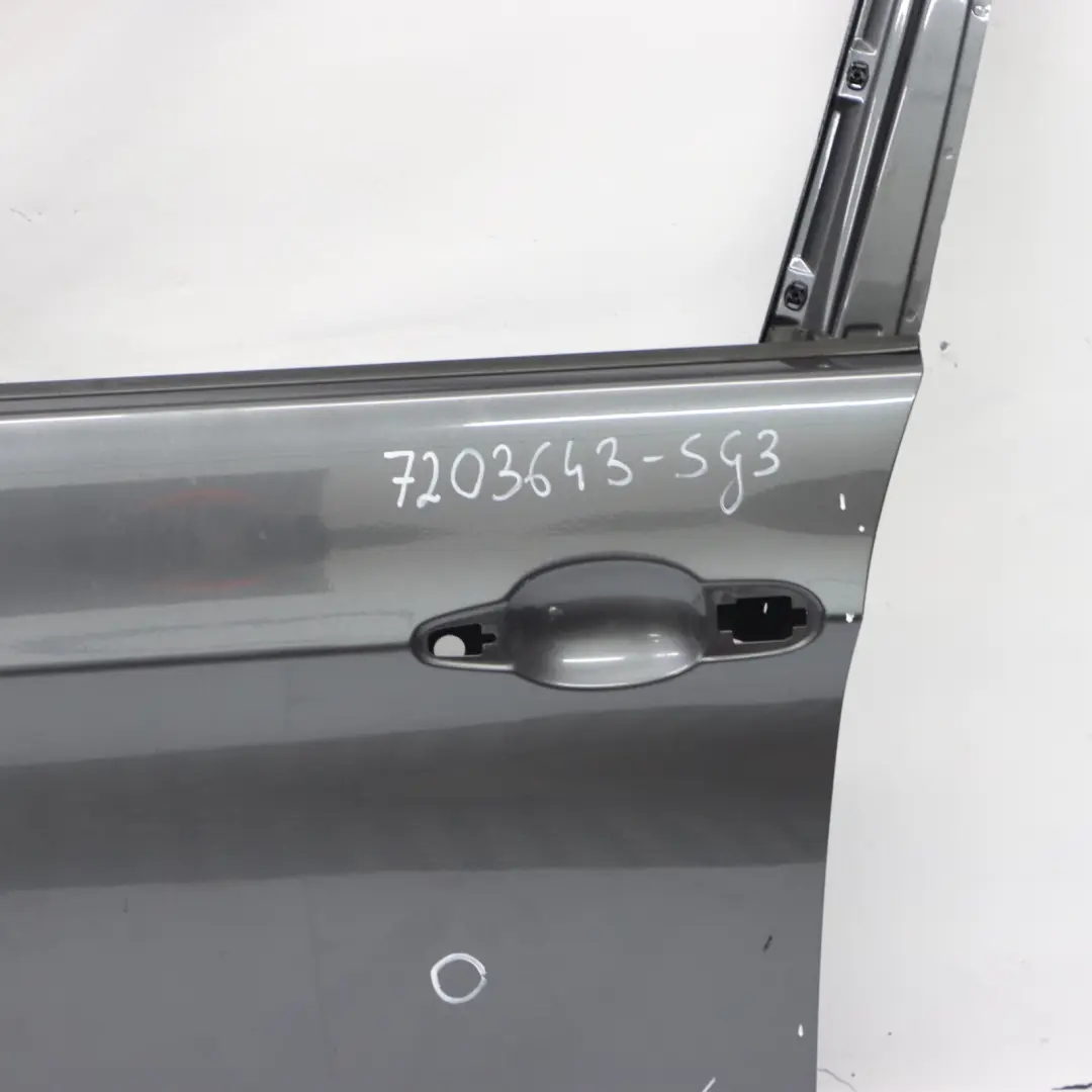 Puerta Delantera Izquierda Sparkling Graphite Metallic - A22 para BMW E90 E91 con número de pieza 7203643 BMW E90 E91 Puerta Delantera Izquierda Sparkling Graphite Metallic - A22 - SKU 7203643-SG3 - Número de pieza 7203643