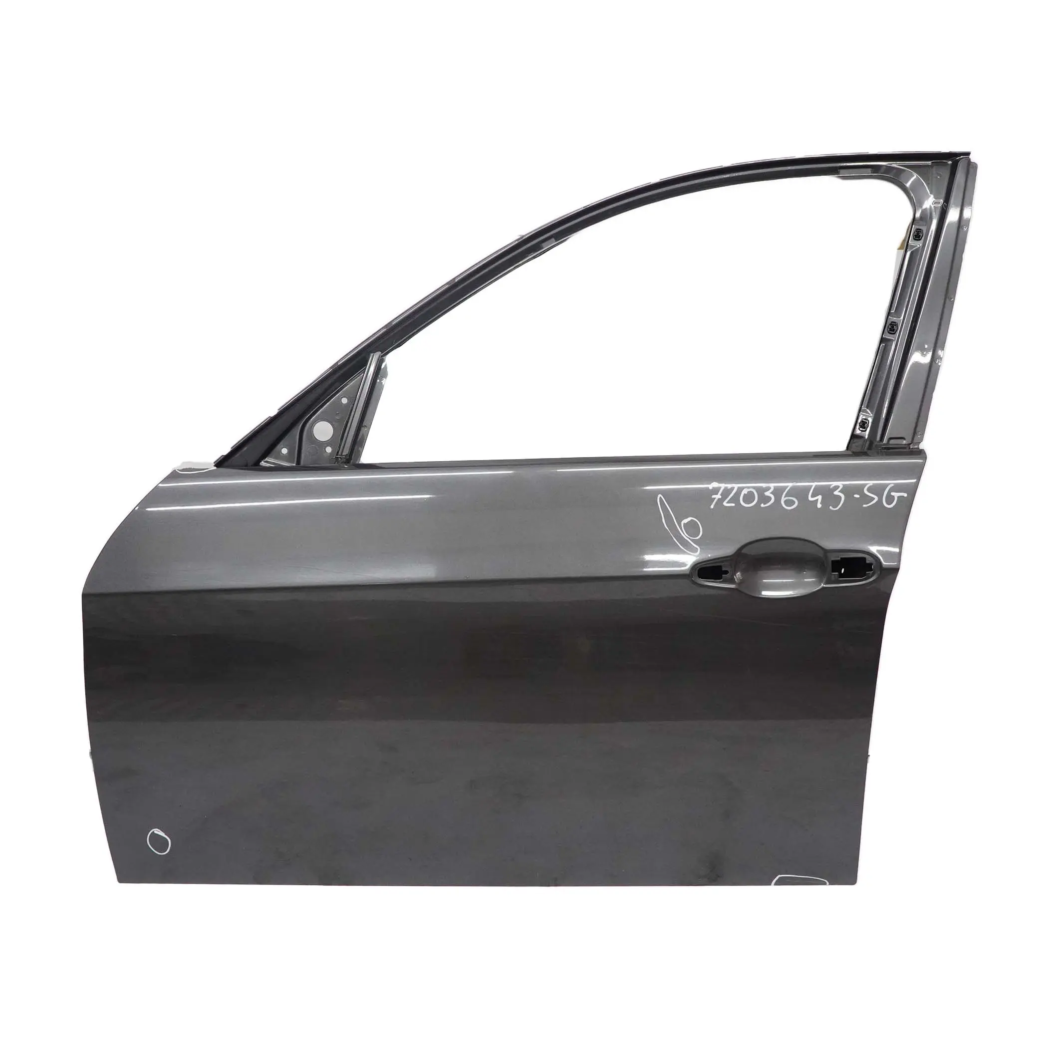 BMW E90 E91 Puerta Delantera Izquierda Sparkling Graphite Metallic - A22