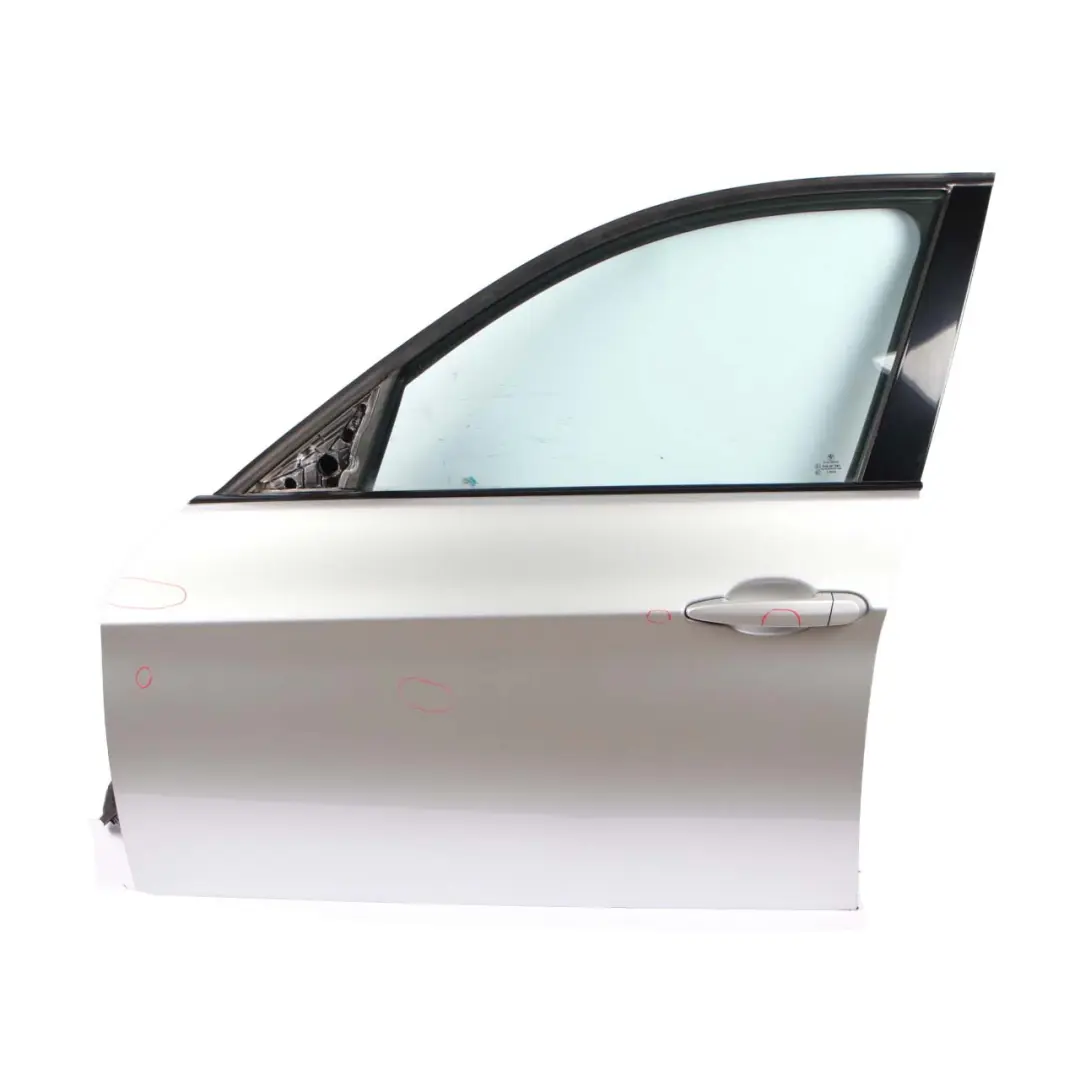 BMW E90 E91 Door Front Left N/S Titansilber Titan Silver Metallic - 354 - SKU 7203643-TS - Part number 7203643