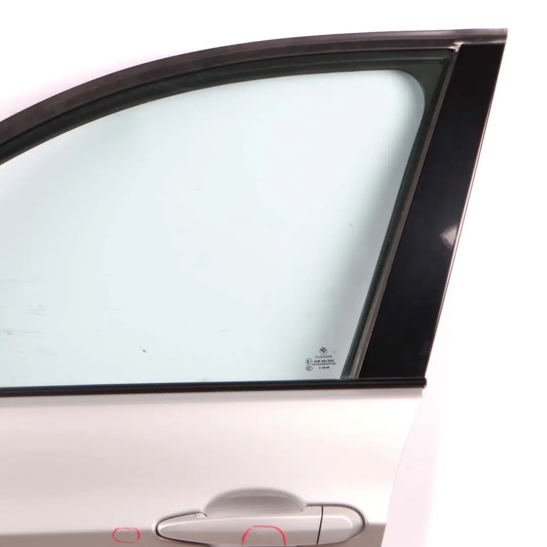 BMW E90 E91 Door Front Left N/S Titansilber Titan Silver Metallic - 354 - SKU 7203643-TS - Part number 7203643