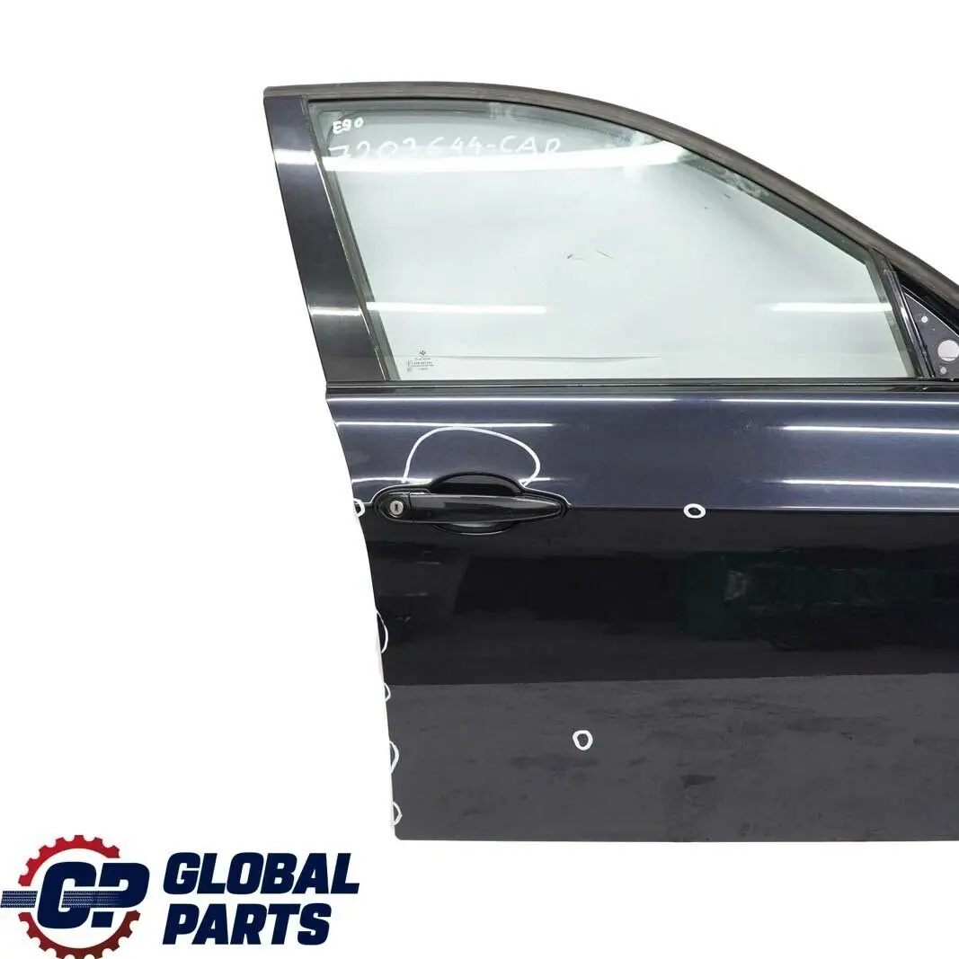 BMW E90 E91 Porta Anteriore Destra Nero Carbone Nero Metallizzato - 416 - SKU 7203644-CAR - Numero di parte 7203644