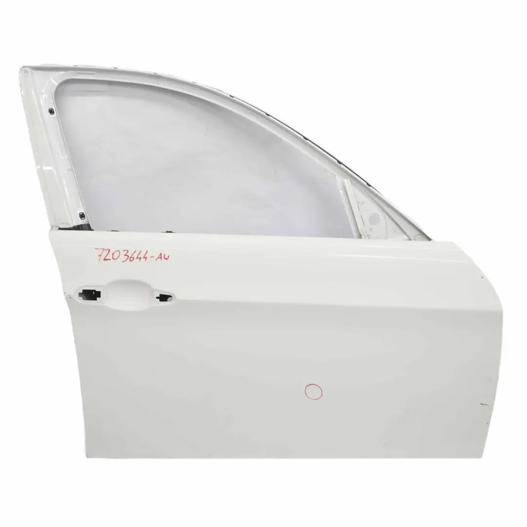 BMW E90 Porta anteriore destra Alpinweiss Alpine White - 300 - SKU 7203644-AW - Numero di parte 7203644
