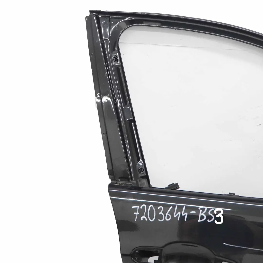 BMW E90 E91 Porte Avant Droite Noir Saphir Métallique - 475 - SKU 7203644-BS3 - Numéro de pièce 7203644
