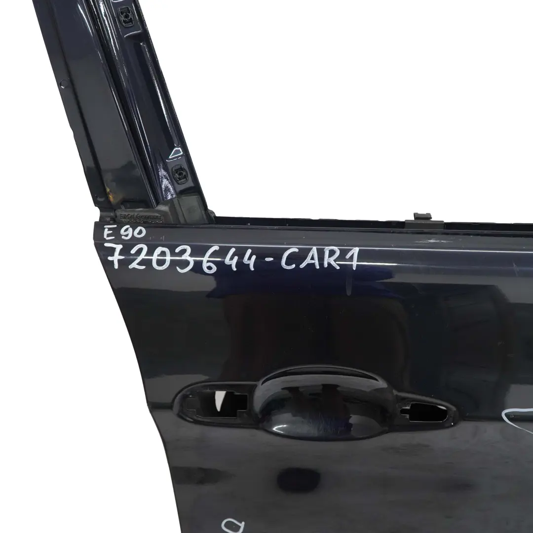 BMW 3 er E90 E91 Tür Vorne Rechts Carbonschwarz Schwarz Metallic - 416 - SKU 7203644-CAR1 - Teilenummer 7203644