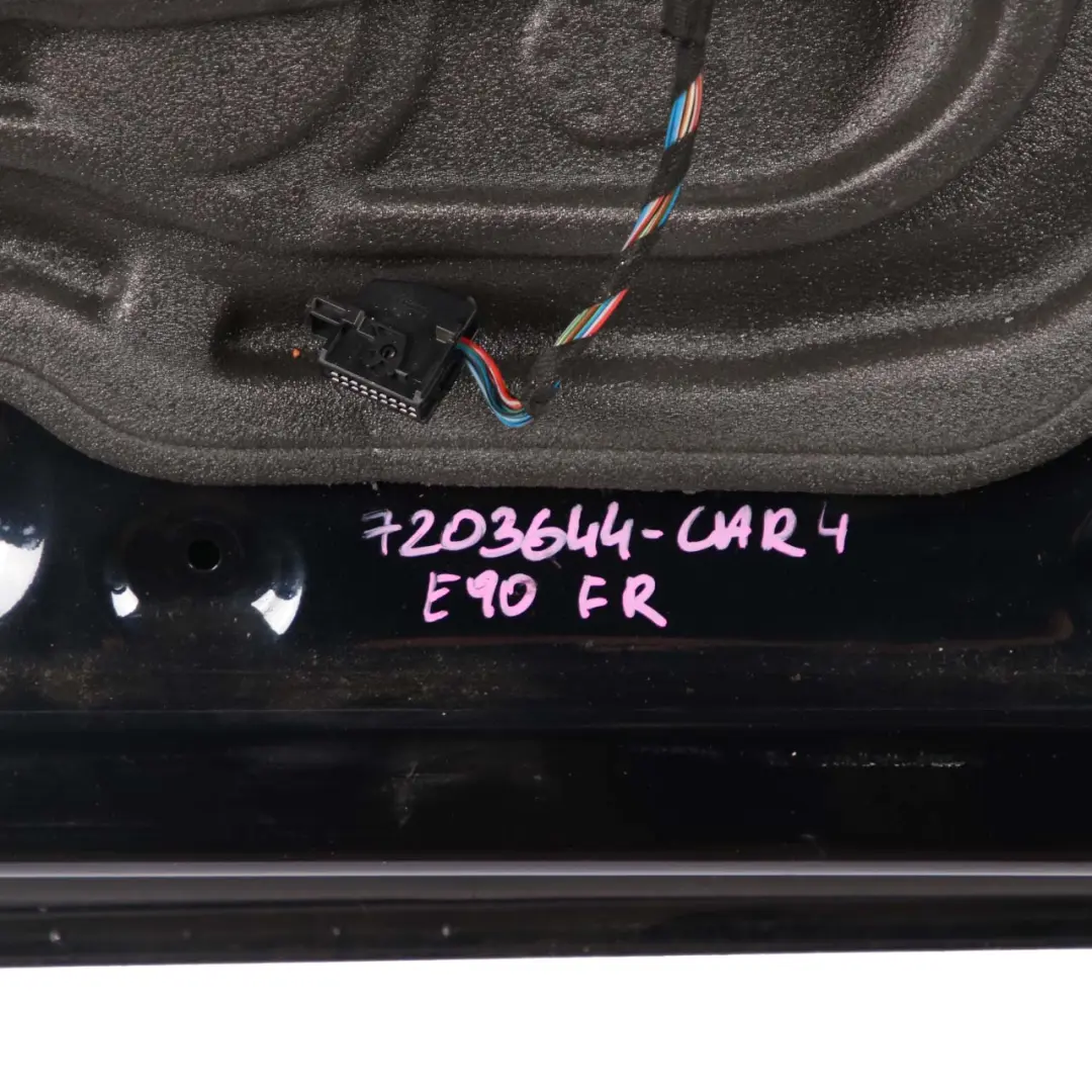  Front Door BMW E90 E91 Right O/S Cover Panel Carbonschwarz Carbon Black - 416 - SKU 7203644-CAR4 - Part number 7203644